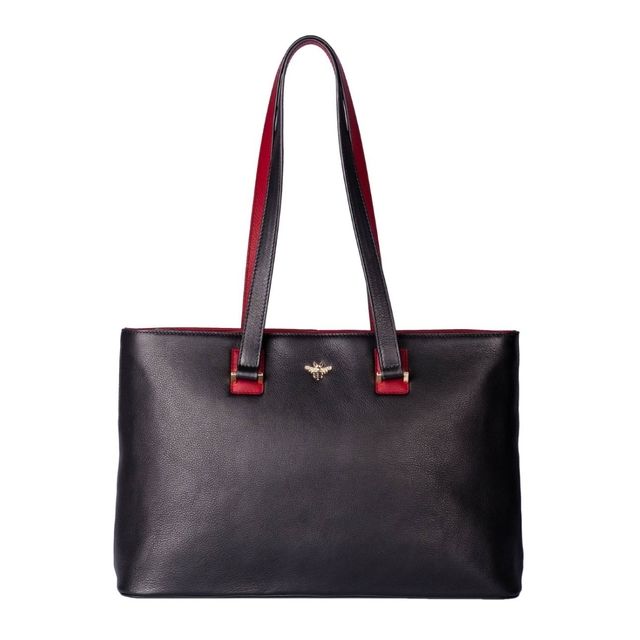 Begg Exclusive Handbag - Black Red - 7192/27 7192 27 TOTEBEE